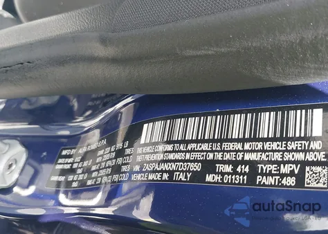 2022 Alfa Romeo Stelvio Sprint Rwd z USA, uszkodzony, nr VIN ZASPAJANXN7D37650